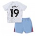 Maillot de foot Aston Villa Moussa Diaby #19 Extérieur vêtements enfant 2023-24 Manches Courtes (+ pantalon court)